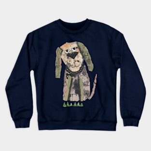 Collage Doggy Crewneck Sweatshirt